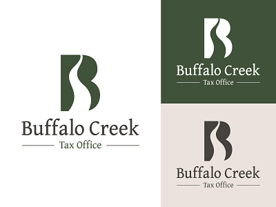 Buffalo Creek branding buffalo creek logo logo design office tax