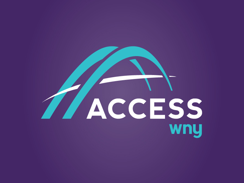 Access Logo branding logo access wny bridge arab non-profit