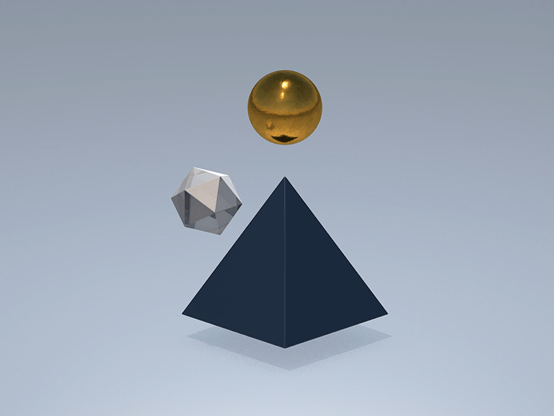 Pyramide 3d after effects animation c4d gif minimalism motion pyramide shape