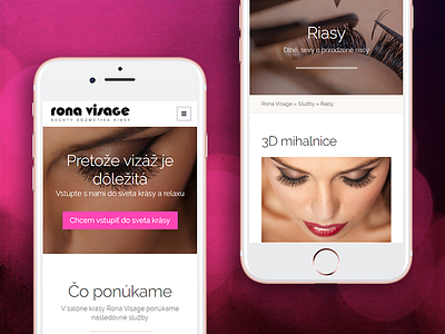 Beauty salon website design beauty graphic mobile responsive ui webdesign website