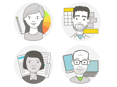 Web Creator Avatars avatar icon illustration