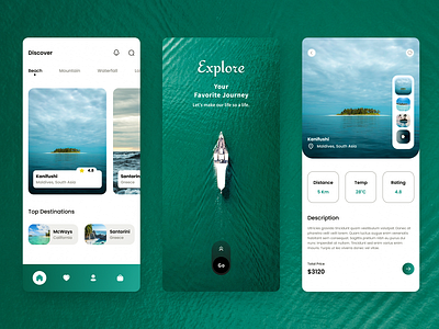 Explore-The Travelling App app branding design graphic design illustration logo typography ui ux vector