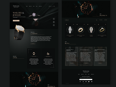 Newlook (Watches & Jewelry) app branding design graphic design illustration logo typography ui ux vector