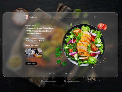 Cooking web Design page app branding design graphic design illustration logo typography ui ux