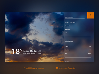 #Daily UI-37 #Weather