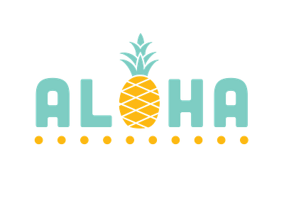 Aloha Pineapple aloha beach coastal hawaii pineapple