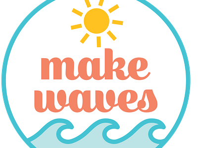 Make Waves aloha beach california coastal design hawaii make waves tropical waves