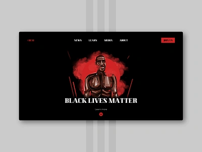 End Racism - Respect Lives alllivesmatter blacklivesmatter blm crazydes equality georgefloyd human illustration modern poc red stopracism ui ux webdesign