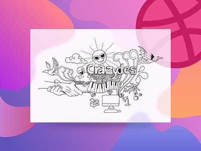Crazydes - UX UI Design Agency colour gradient crazydes illustration ui ux