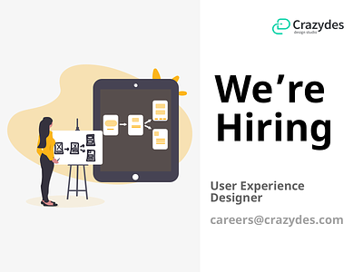 Crazydes, hiring user experience designers colour gradient crazydes design illustration ui ux web
