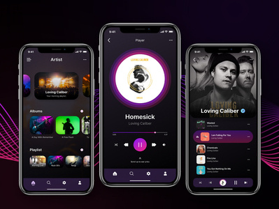 Music Player UI Design by Getlock Studio on Dribbble