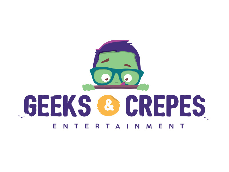 Geeks And Crepes Logo design by Terezija (Katona) Stanić on Dribbble