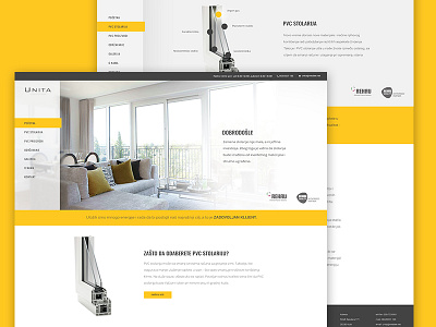 Unita Website Redesign flat modern redesign simple unita website