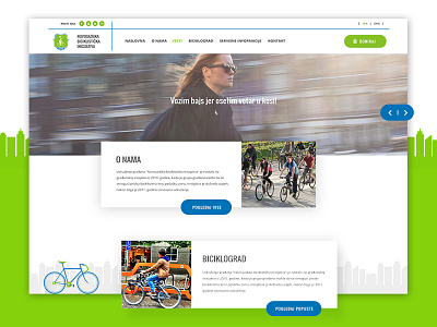 NSBI Website Redesign blog bycicle city design flat iniciative modern redesign registration form simple vegait web website