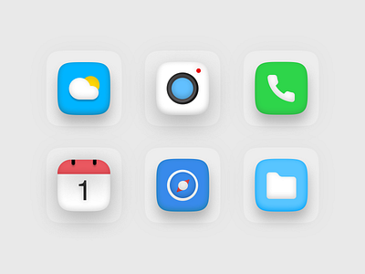 skeuomorphic icon