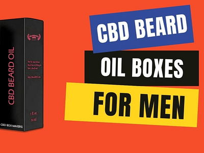 Men Beard Oil Boxes