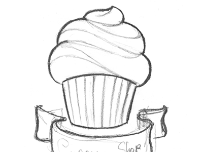 Ccs Cupcake Shop Boceto boceto cupcake dibujo draw sketch