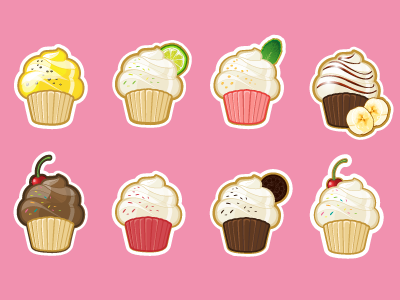 Cupcakes cupcake vector