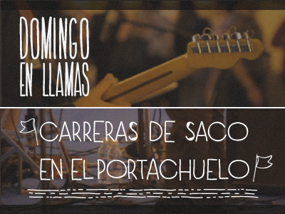 Domingo En Llamas inserts handmade insert music type video