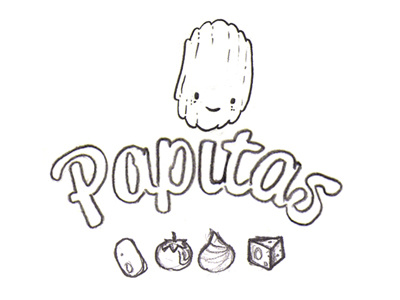 Papitas Boceto chips doodle papitas sketch