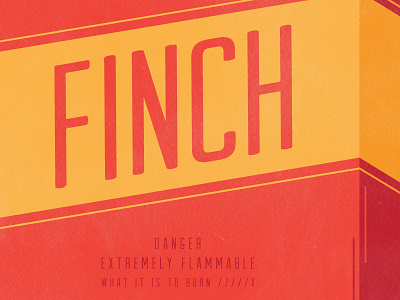 Finch and the Almost Gig Poster