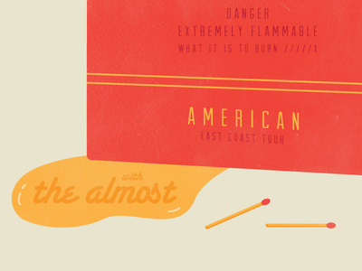 Finch and the Almost Gig Poster 2