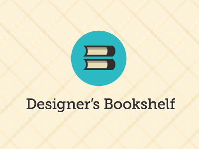 Designer's Bookshelf - Letterform mark b blog book brand circle designers bookshelf green letter b logo mark museo pattern review slab yellow