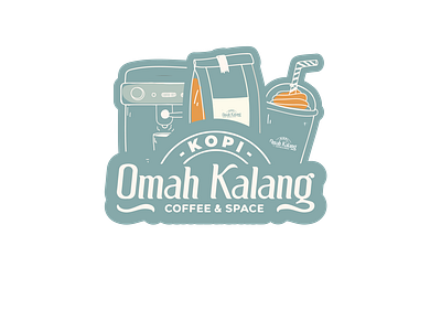 Sticker Design For Cafe