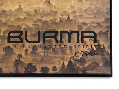 Burma - An Enchanted Spirit books clam shell deboss foil layout leather photography typography