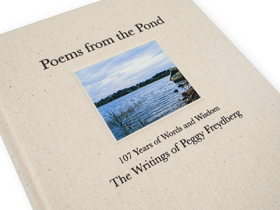 Poems from the Pond book design layout poetry