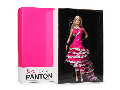 Barbie Marketing Materials barbie design marketing mattel pantone pink promotion