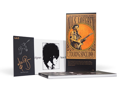 Nils Lofgren book music packaging