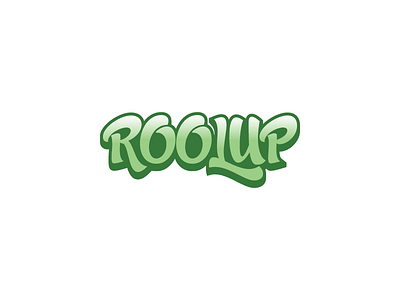 Roolup brand branding color icon illustration logo logotype shop smoke type vector
