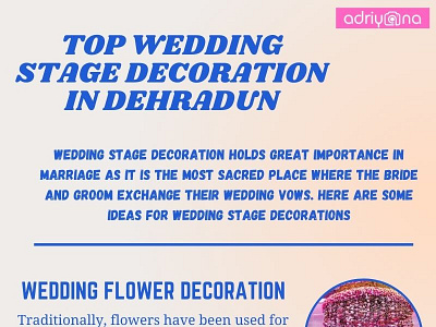 Top Wedding Stage Decoration In Dehradun
