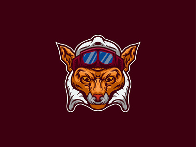 Tiger pilot head mascot logo 2022 airforce animal branding cartoon culture design esport forest glasses goggles graphic design illustration lion logo pilot t shirt tiger