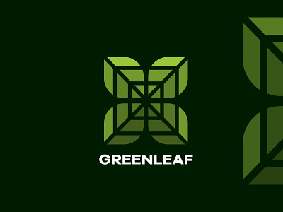 Green Leaf Modern Company Logo branding cartoon company design graphic design green health hospital illustration leaf leaves logo luxury medical modern nature ui ux vector