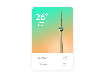 The CN Tower app canadas cn green national the tower ui weather