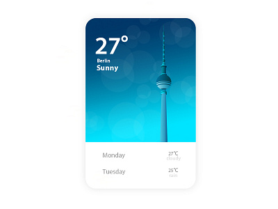 Berlin TV Tower app berlin city colour night tower tv ui