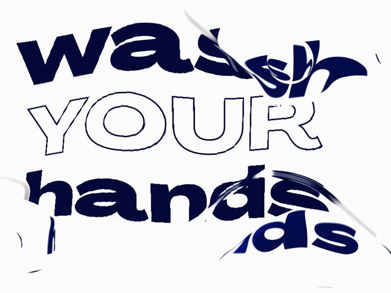 wash your hands aftereffects kinetictypography motion design motiongraphics typogaphy