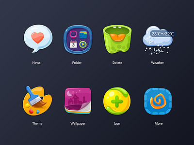 Cartoon Icons cartoon icon theme