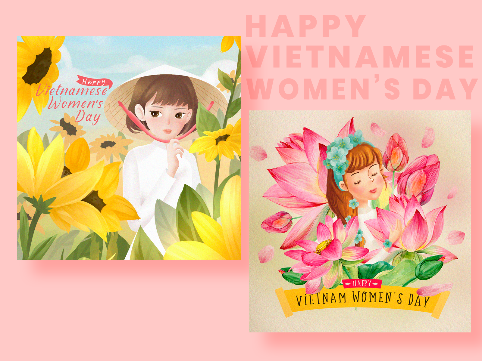 happy vietnamese women s day by hongphuc183 on dribbble dribbble