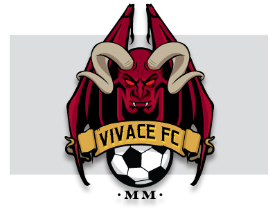 Vivace FC '18 demon logo soccer