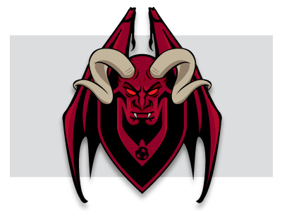 Vivace18b Dribbble demon logo soccer