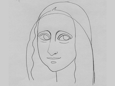 sketch book monalisa popart sketchbook