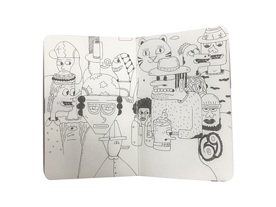 sketch book graffiti illustration journal linedraft notebook popart