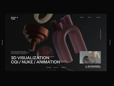 3D Web Site | 3D Web Design🦄| 3D Visualization 3d 3d web design 3d website animation design ui uiix uiux web design website
