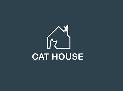 Pet House branding design graphic design icon illustration logo minimal minimalistic vector vintage