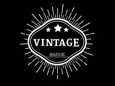 Vintage Badge branding design graphic design icon illustration logo ui ux vector vintage vintage badge vintage logo