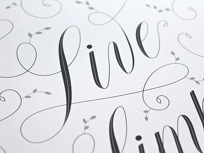 Live Simply Detail details inline live script simply type typography