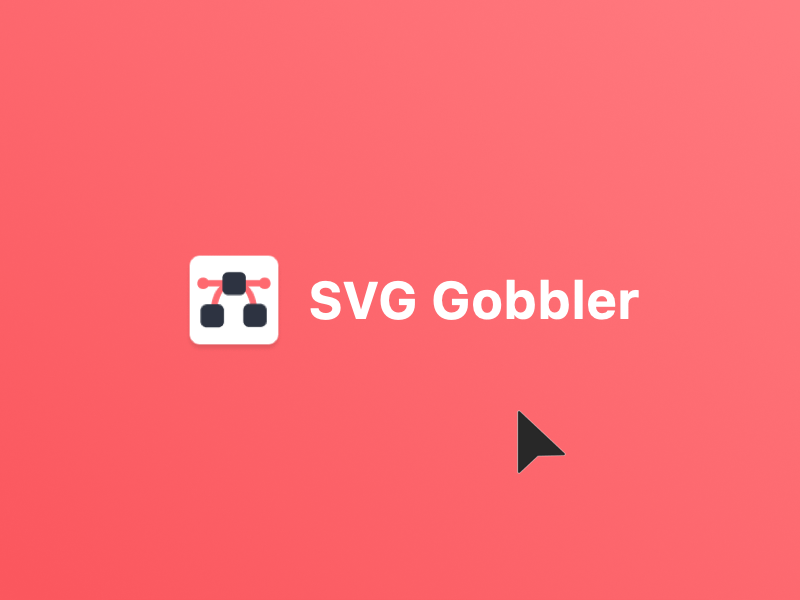 SVG Gobbler animation brave browser card chrome extension front end plugin principle svg svg logo ui vector